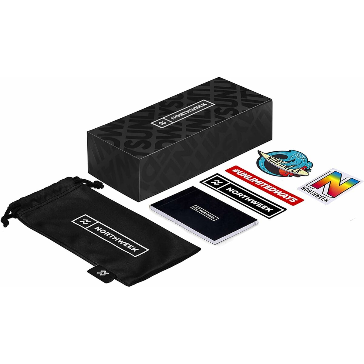 Gafas de Sol Unisex Northweek Wall Ø 45 mm Azul Rosa