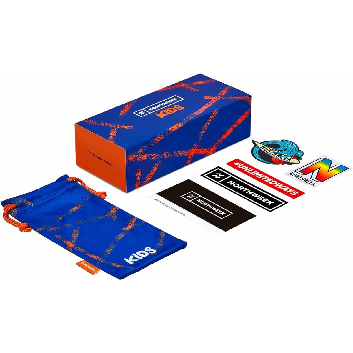 Gafas de Sol Infantiles Northweek Kids Bright Ø 47 mm Verde Azul