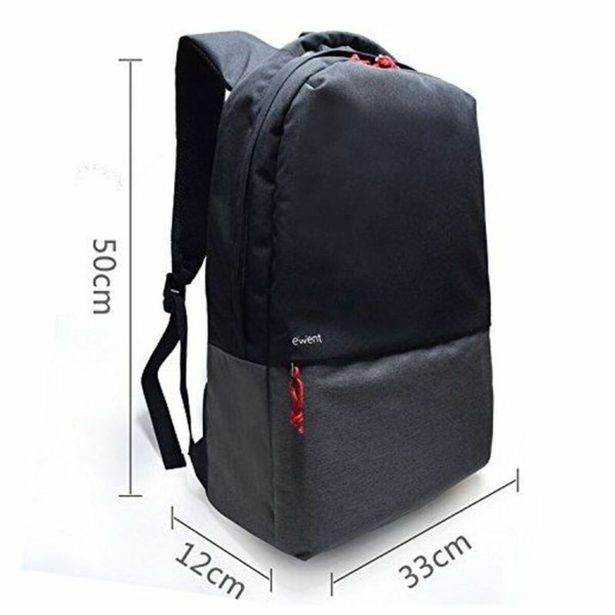 Mochila para Portátil y Tablet Ewent EW2529 Negro Gris 17" 17,3"