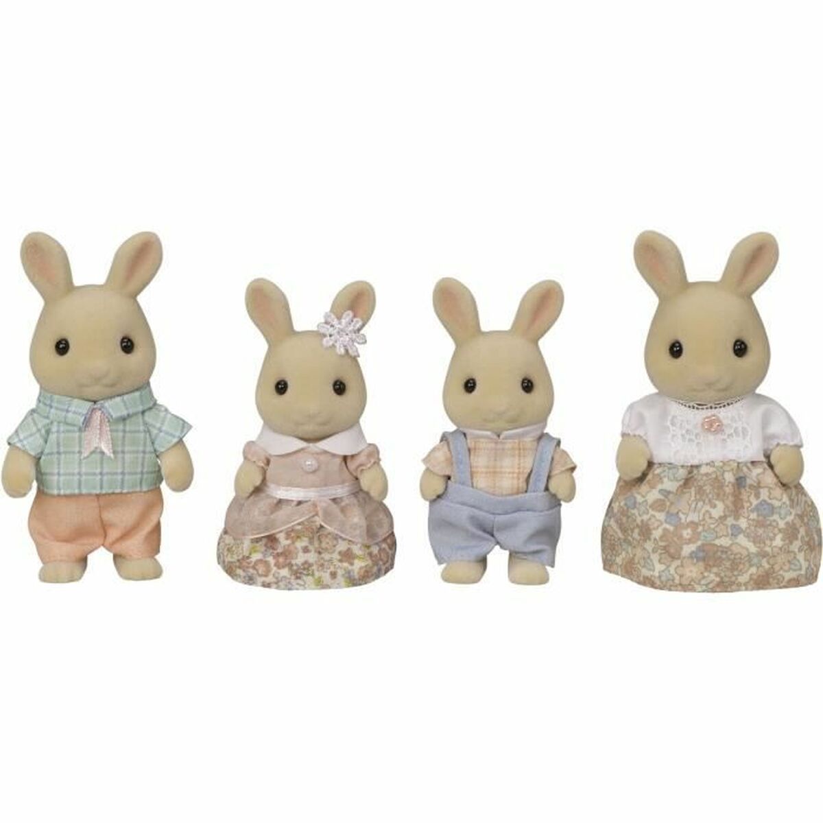 Set de Muñecos Sylvanian Families 5706 Conejo Familia 4 Piezas