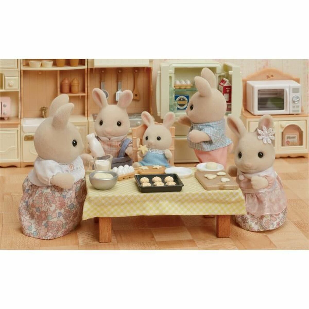 Set de Muñecos Sylvanian Families 5706 Conejo Familia 4 Piezas