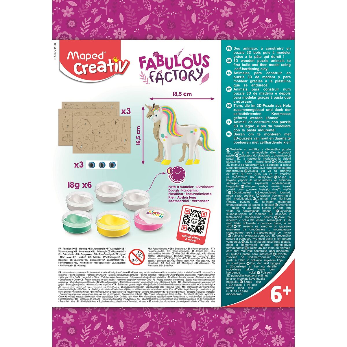 Juego de Manualidades Maped Fabulous Factory Unicornio