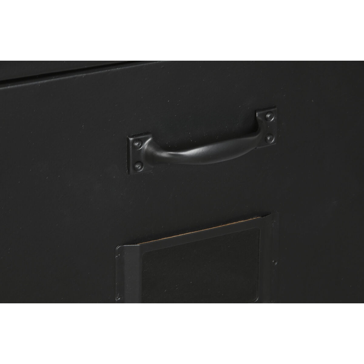 Cajonera Home ESPRIT Negro Metal Loft 75 x 45 x 80 cm