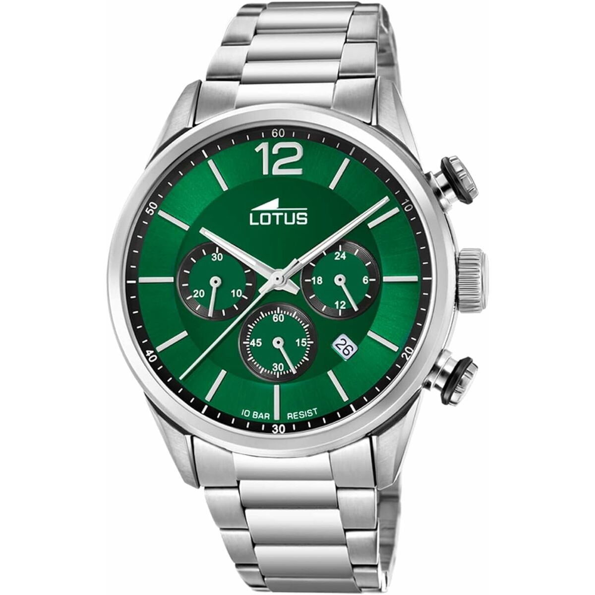 Reloj Hombre Lotus 18688/4 Verde Plateado