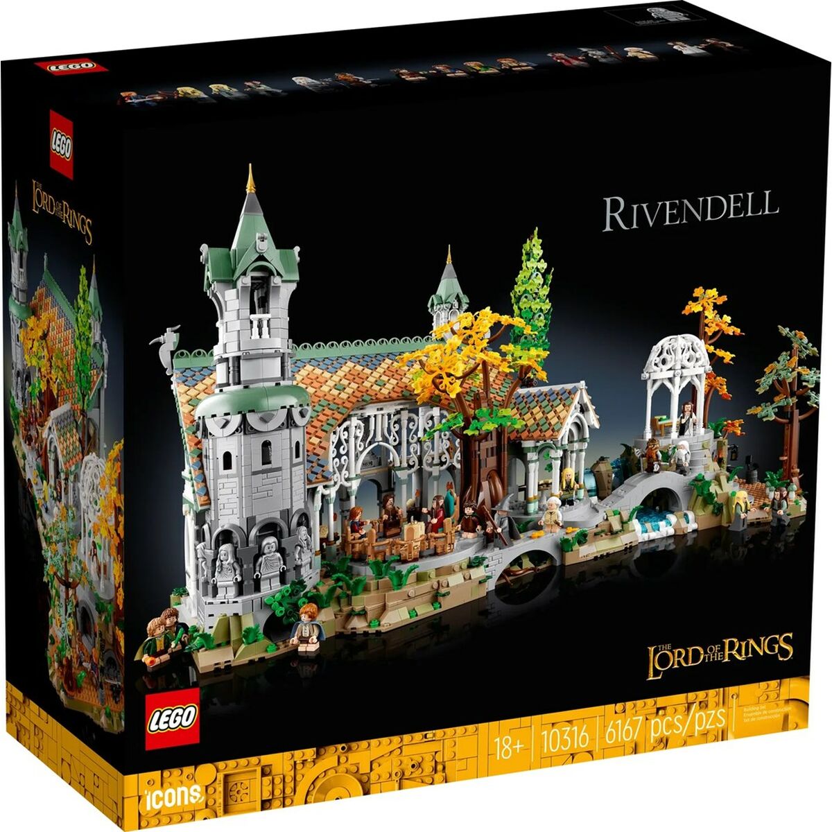 Playset Lego The Lord of the Rings: Rivendell 10316 6167 Piezas 72 x 39 x 50 cm