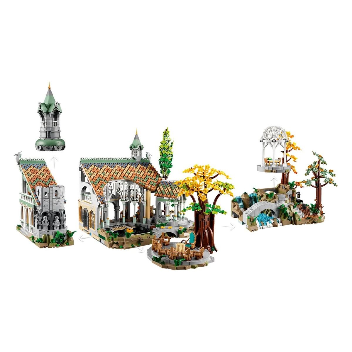 Playset Lego The Lord of the Rings: Rivendell 10316 6167 Piezas 72 x 39 x 50 cm