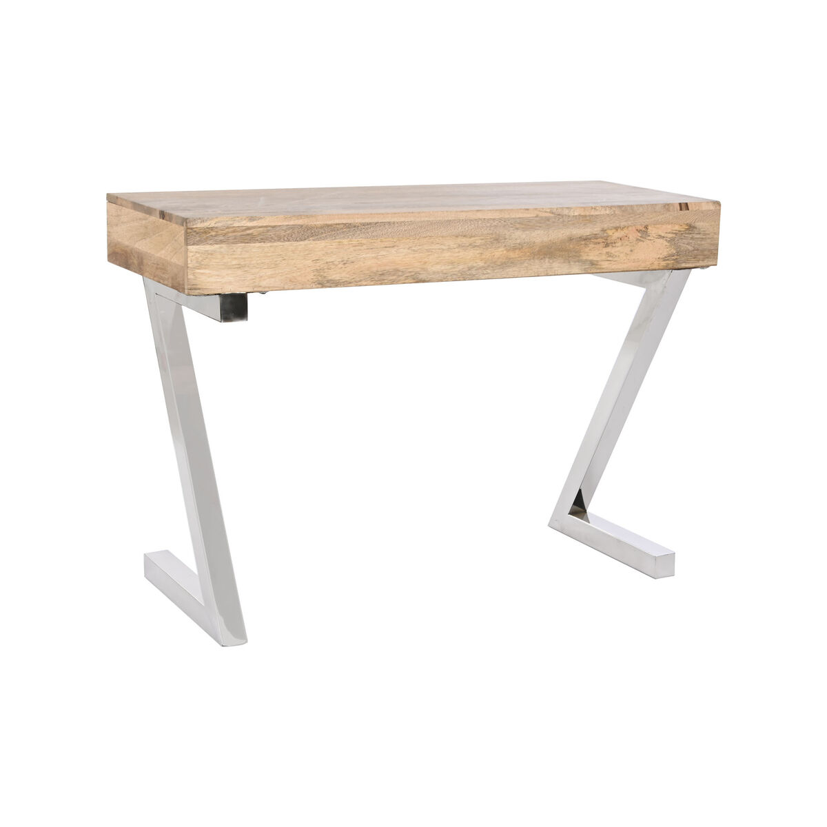 Recibidor con Cajones Home ESPRIT Marrón Plateado Marrón claro 110 x 40 x 76 cm 110 x 41,5 x 76 cm (3 Piezas)