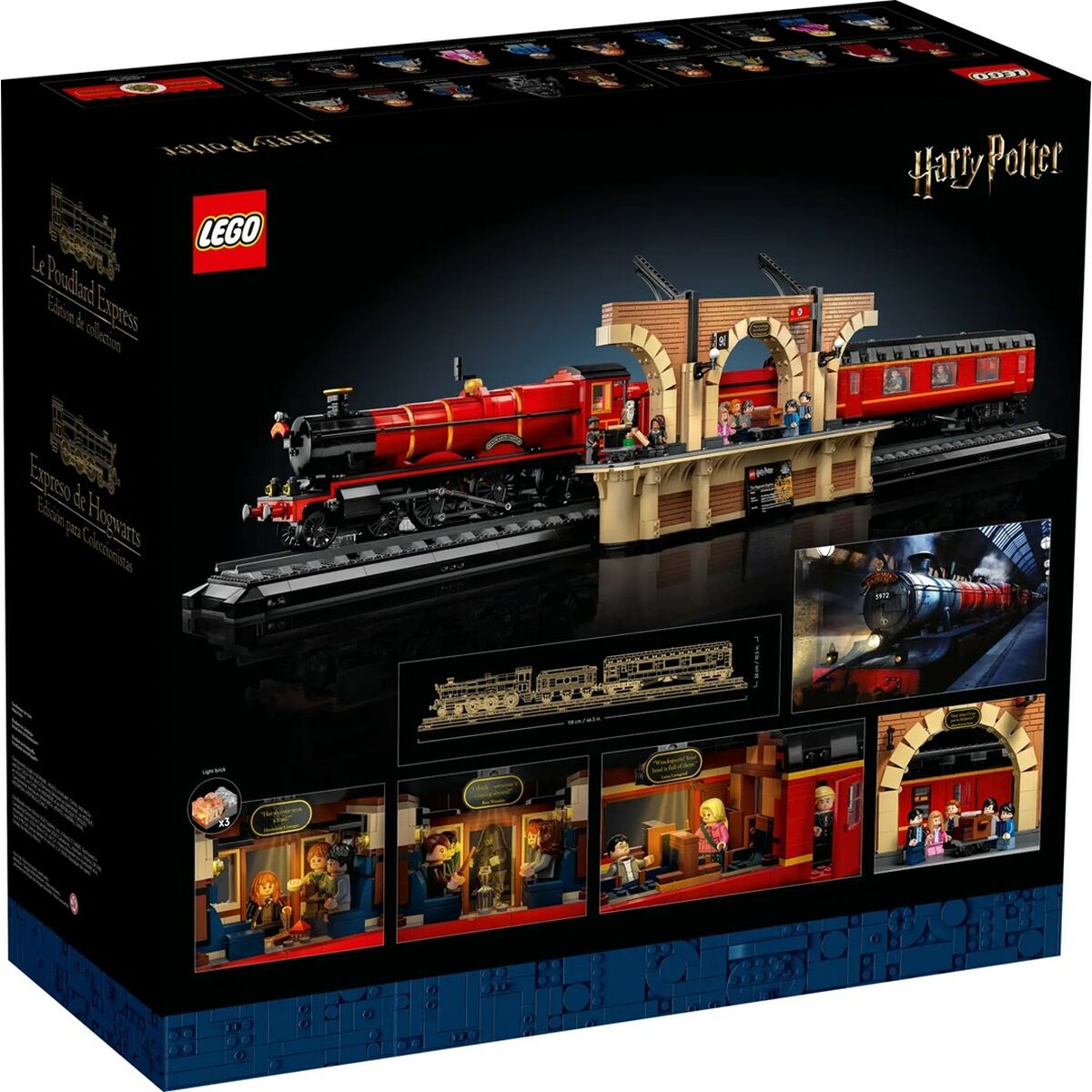 Playset Lego Harry Potter 76405 Hogwarts Express - Collector's Edition 5129 Piezas 20 x 26 x 118 cm