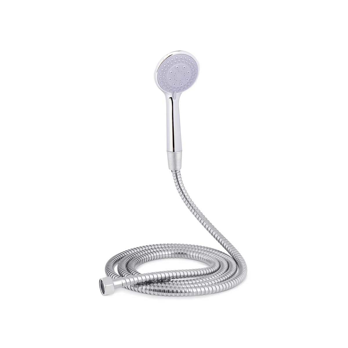 Alcachofa de ducha con manguera Berilo Metal 2 m 14 x 24,5 x 4,5 cm 14 x 4,5 x 24,5 cm (12 Unidades)