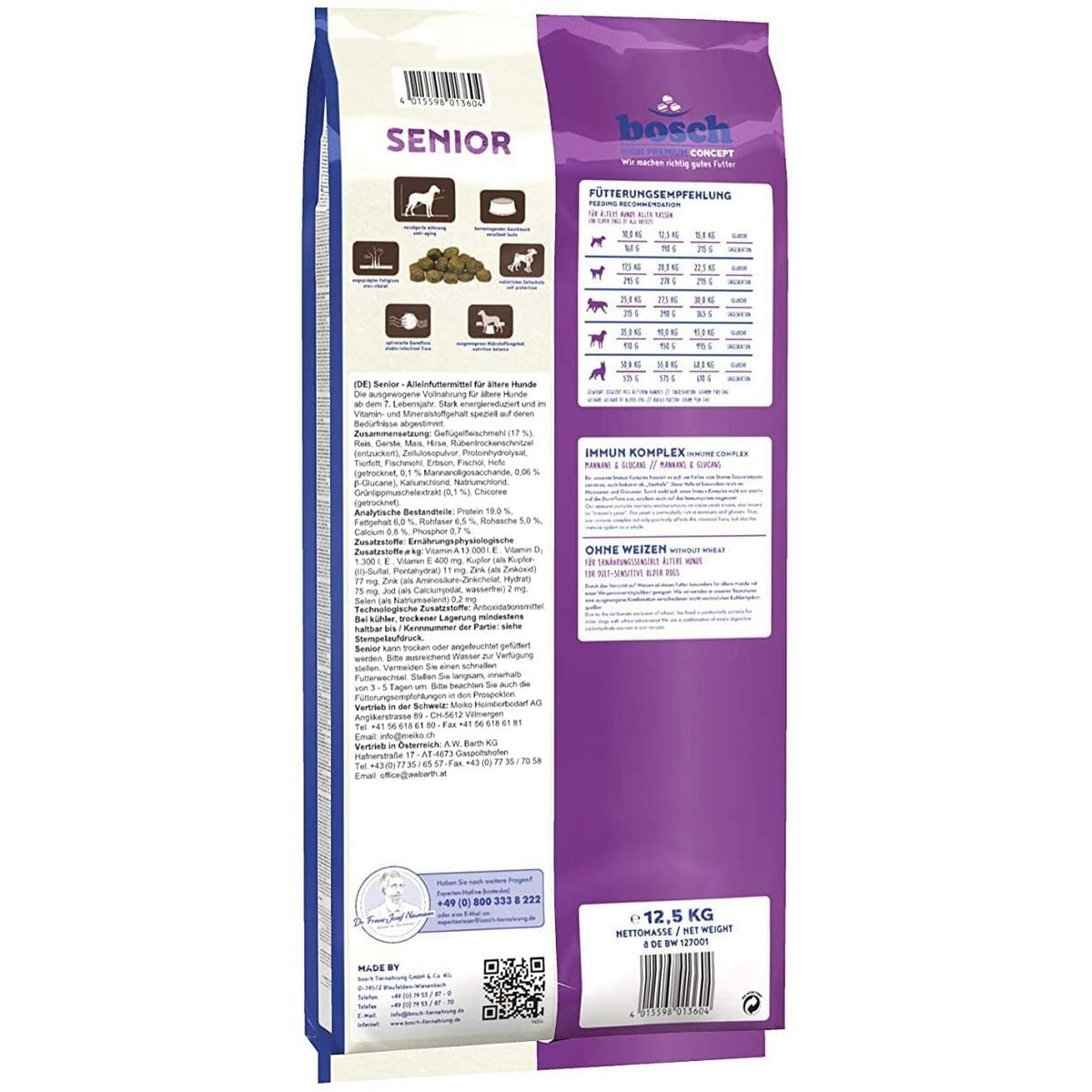 Pienso BOSCH SENIOR Senior Pollo 12,5 Kg