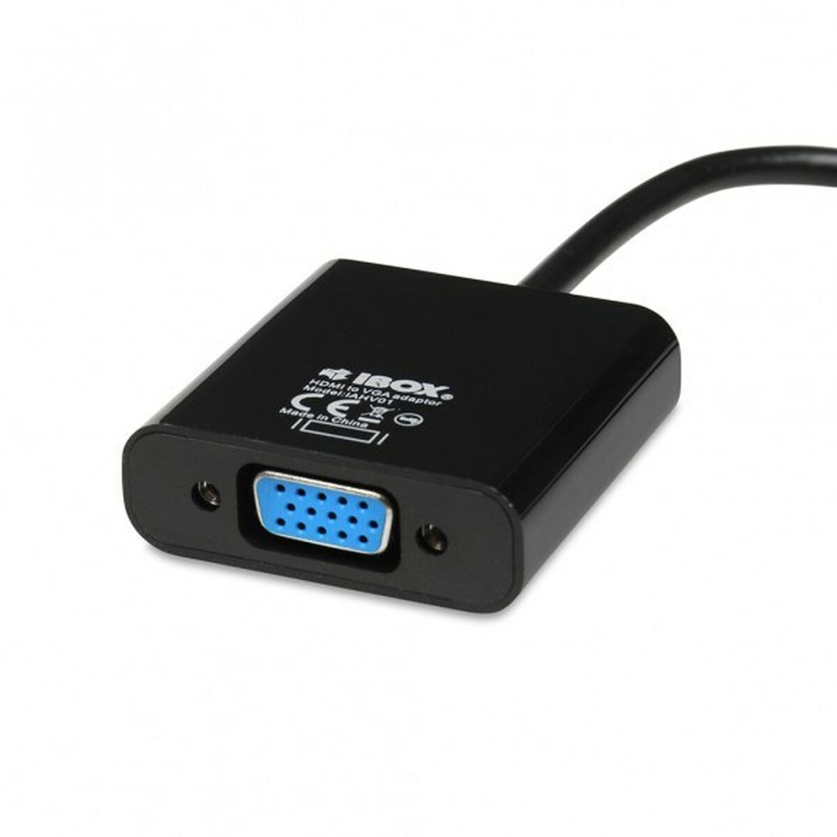 Adaptador HDMI a VGA Ibox IAHV01 Negro
