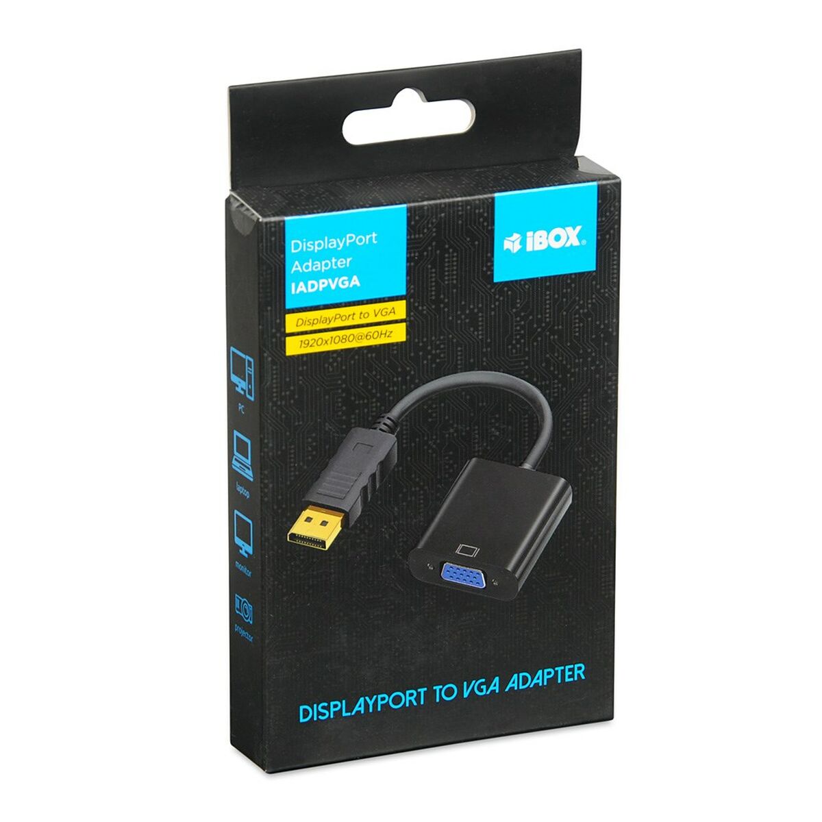 Adaptador DisplayPort a VGA Ibox IADPVGA