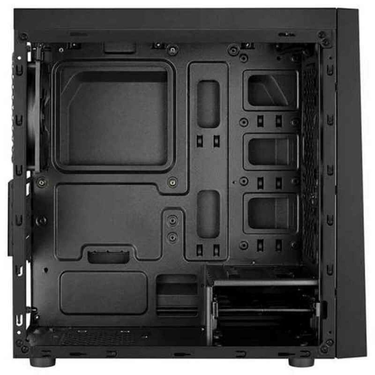 Caja Semitorre ATX Aerocool Bolt Mini RGB Negro Multicolor