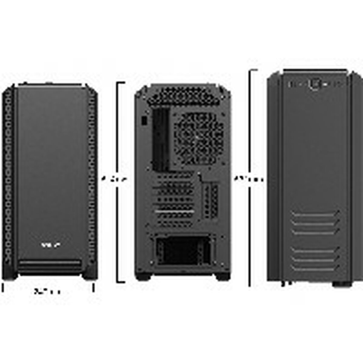 Caja Semitorre ATX Be Quiet! BG026 Negro