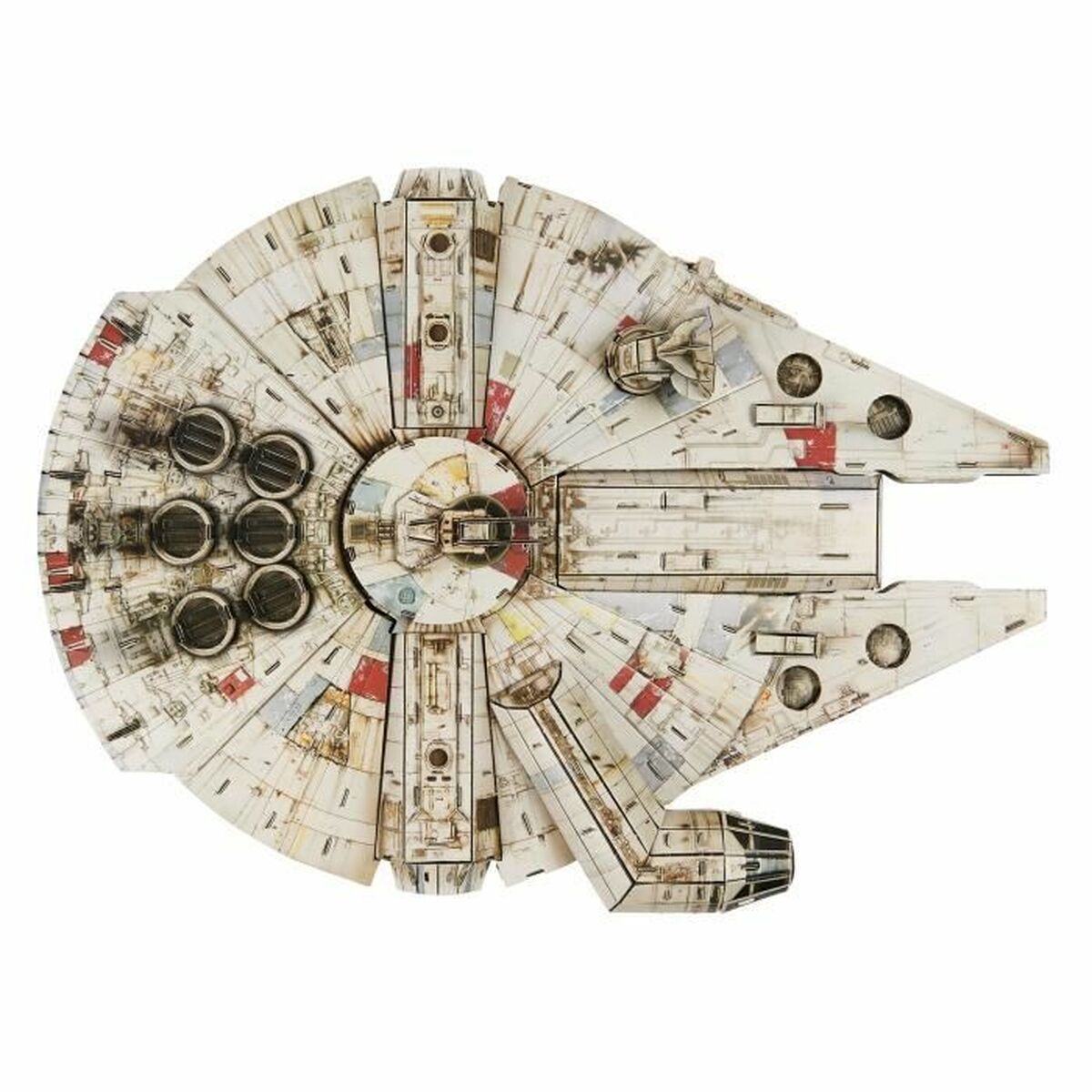 Juego de Construcción Star Wars Millennium Falcon 223 piezas 43 x 31,4 x 22,4 cm Gris Multicolor