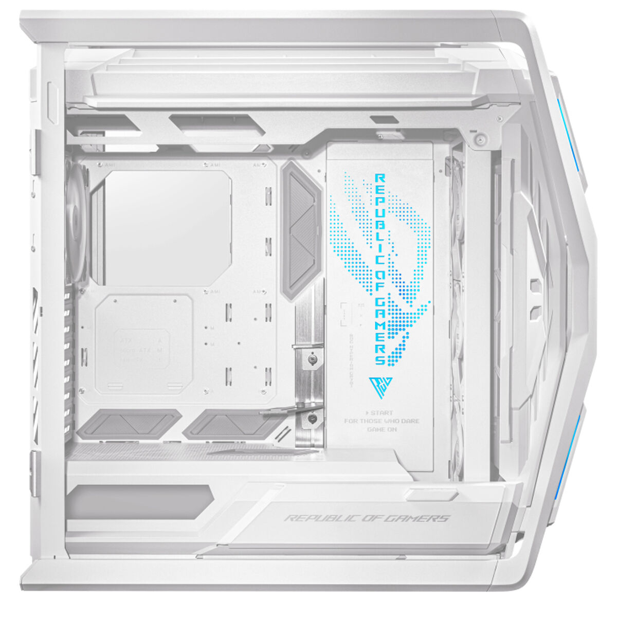 Caja Semitorre ATX Asus GR701 ROG Blanco Multicolor