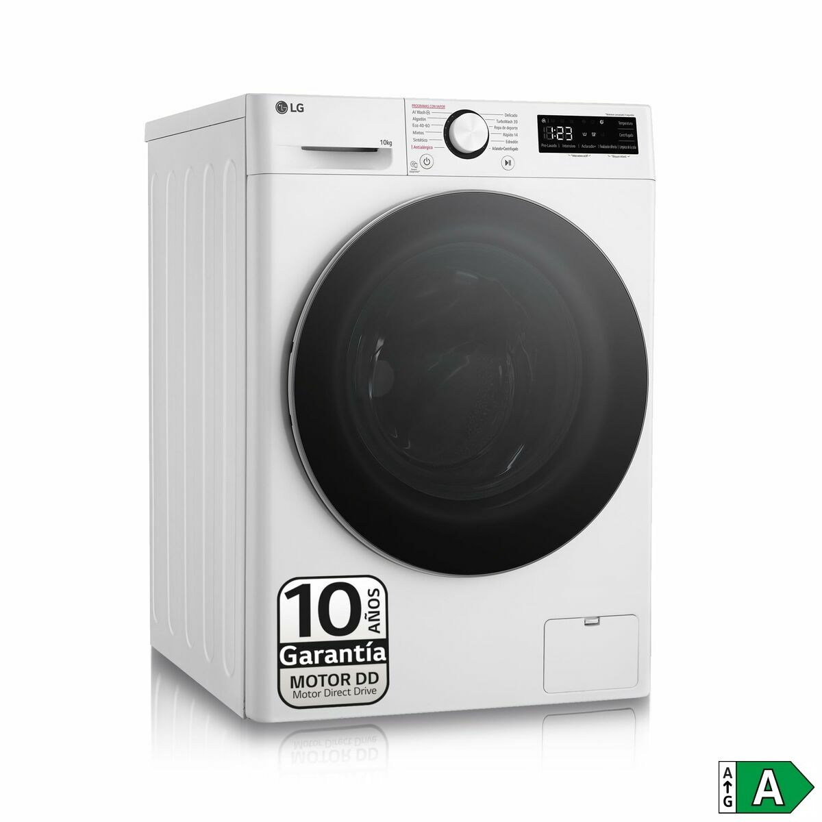 Lavadora LG F4WR6010A1W 60 cm 1400 rpm 10 kg