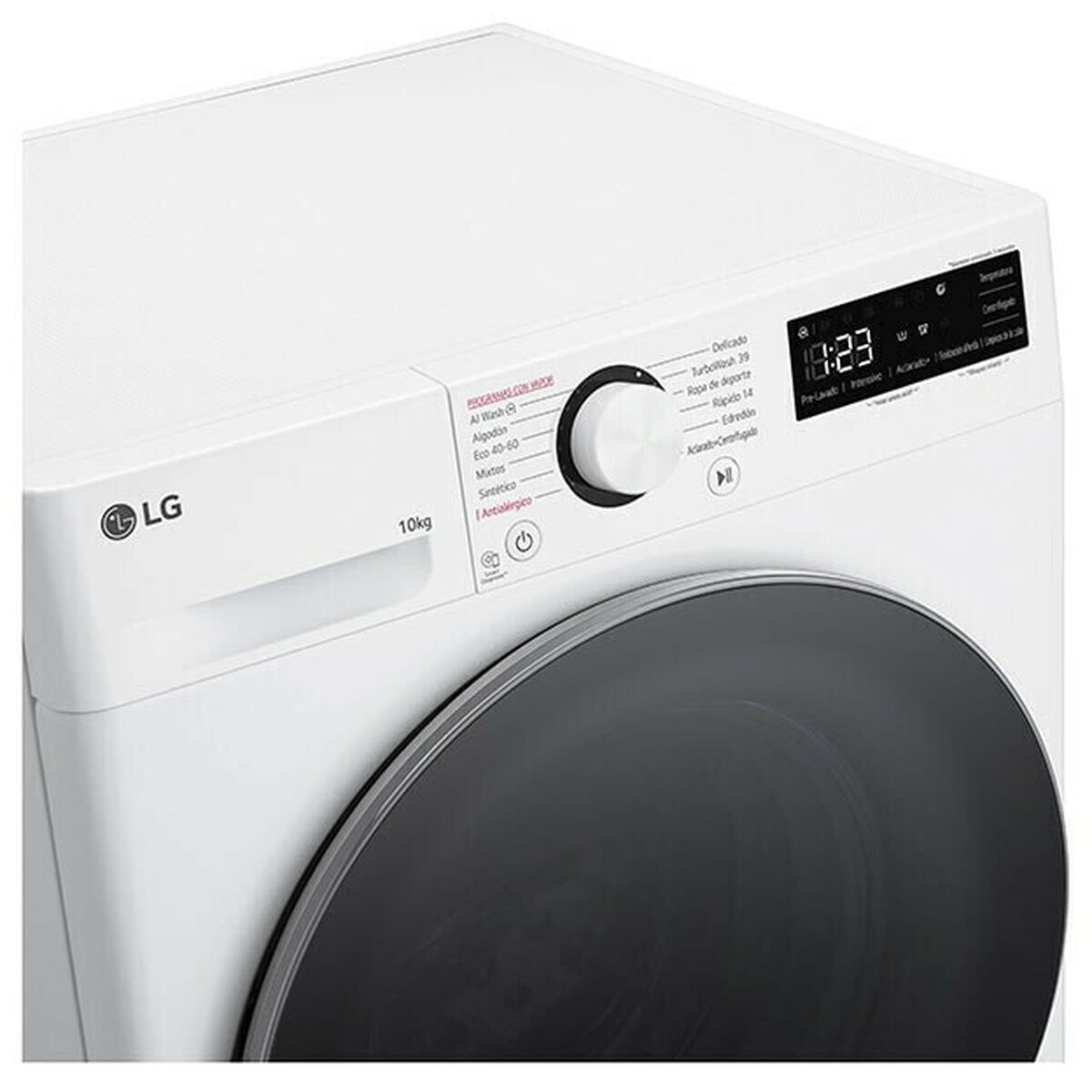 Lavadora LG F4WR6010A1W 60 cm 1400 rpm 10 kg