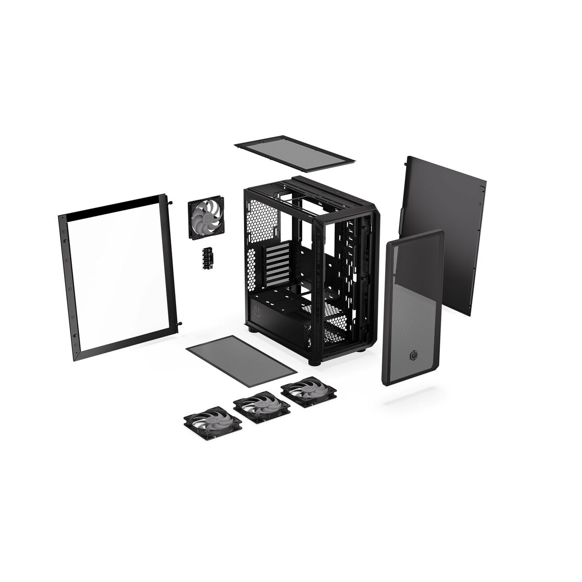 Caja Semitorre ATX Endorfy EY2A011 Negro