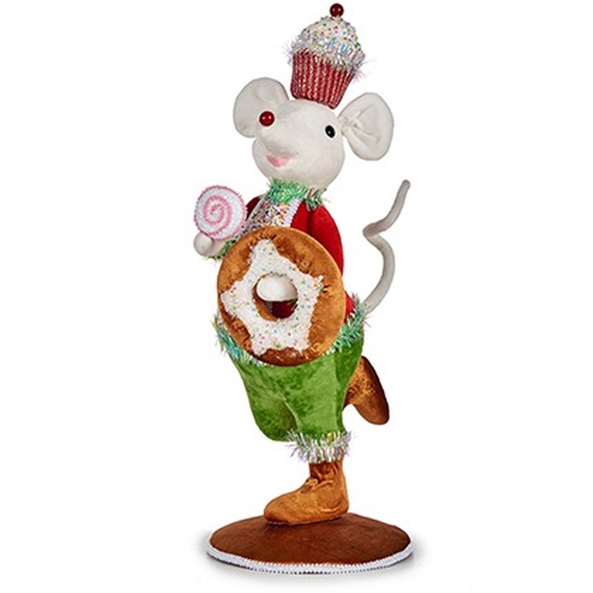 Figura Decorativa Krist+ Ratón 20 x 55 x 24 cm (2 Unidades)