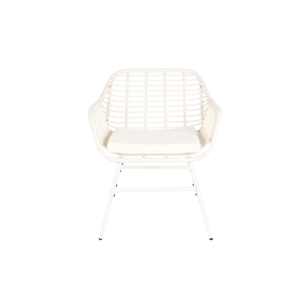 Muebles de Jardín DKD Home Decor Blanco 124 x 74 x 84 cm (4 Piezas)