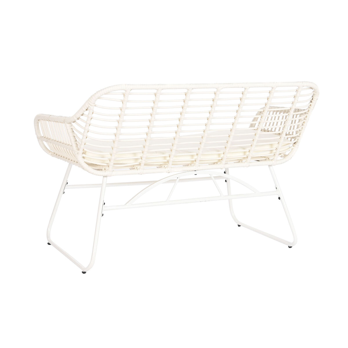 Muebles de Jardín DKD Home Decor Blanco 124 x 74 x 84 cm (4 Piezas)