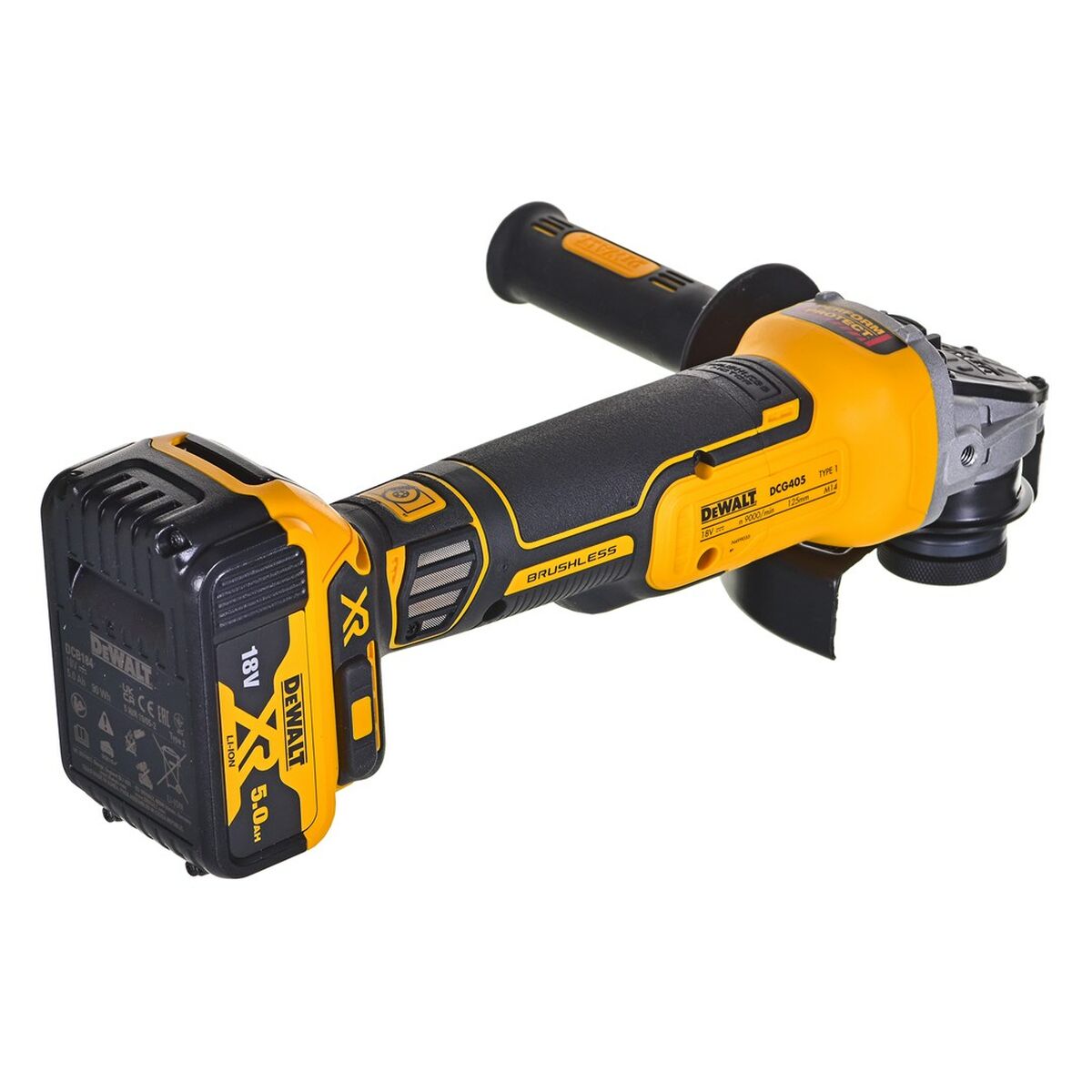 Amoladora angular Dewalt DCG405P3 18 V 125 mm