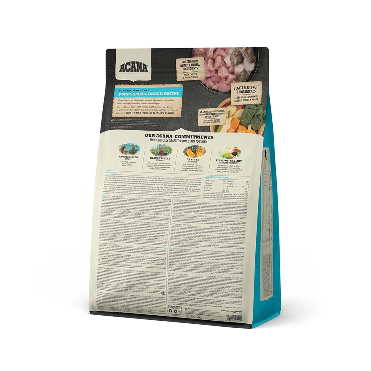 Pienso Acana Puppy Small Breed Cachorro/Junior Pollo Pavo 2 Kg