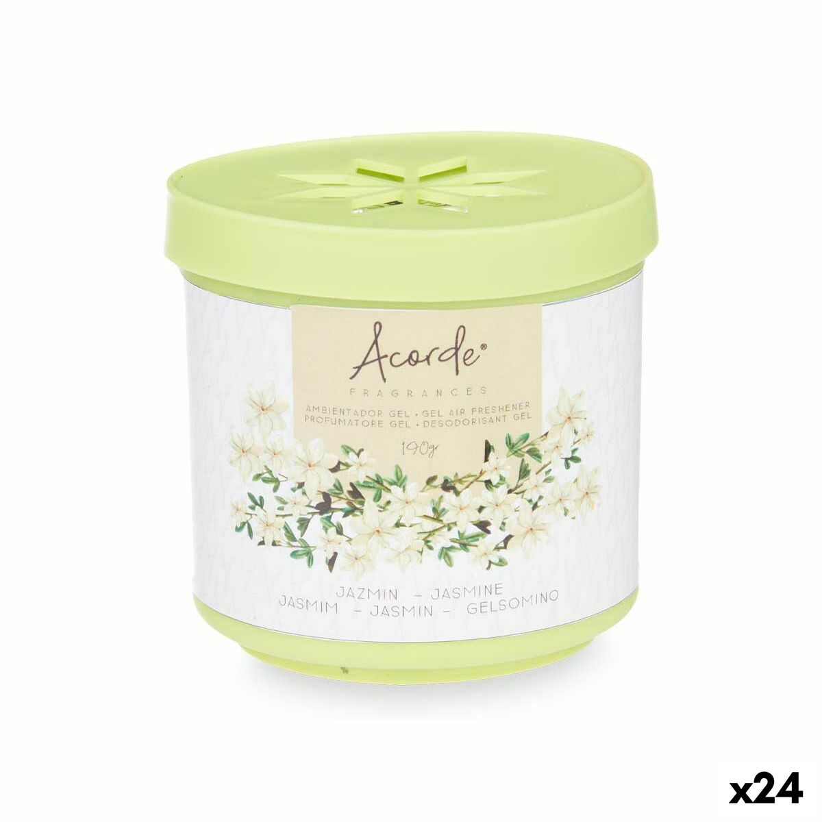 Ambientador Acorde Jazmín 190 g (24 Unidades)