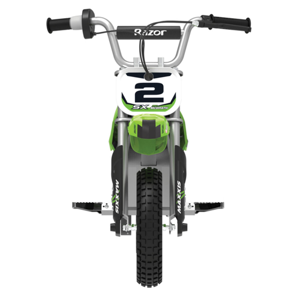 Moto Eléctrica para Niños Razor Dirt Rocket SX350 McGrath Blanco Negro Verde Gris