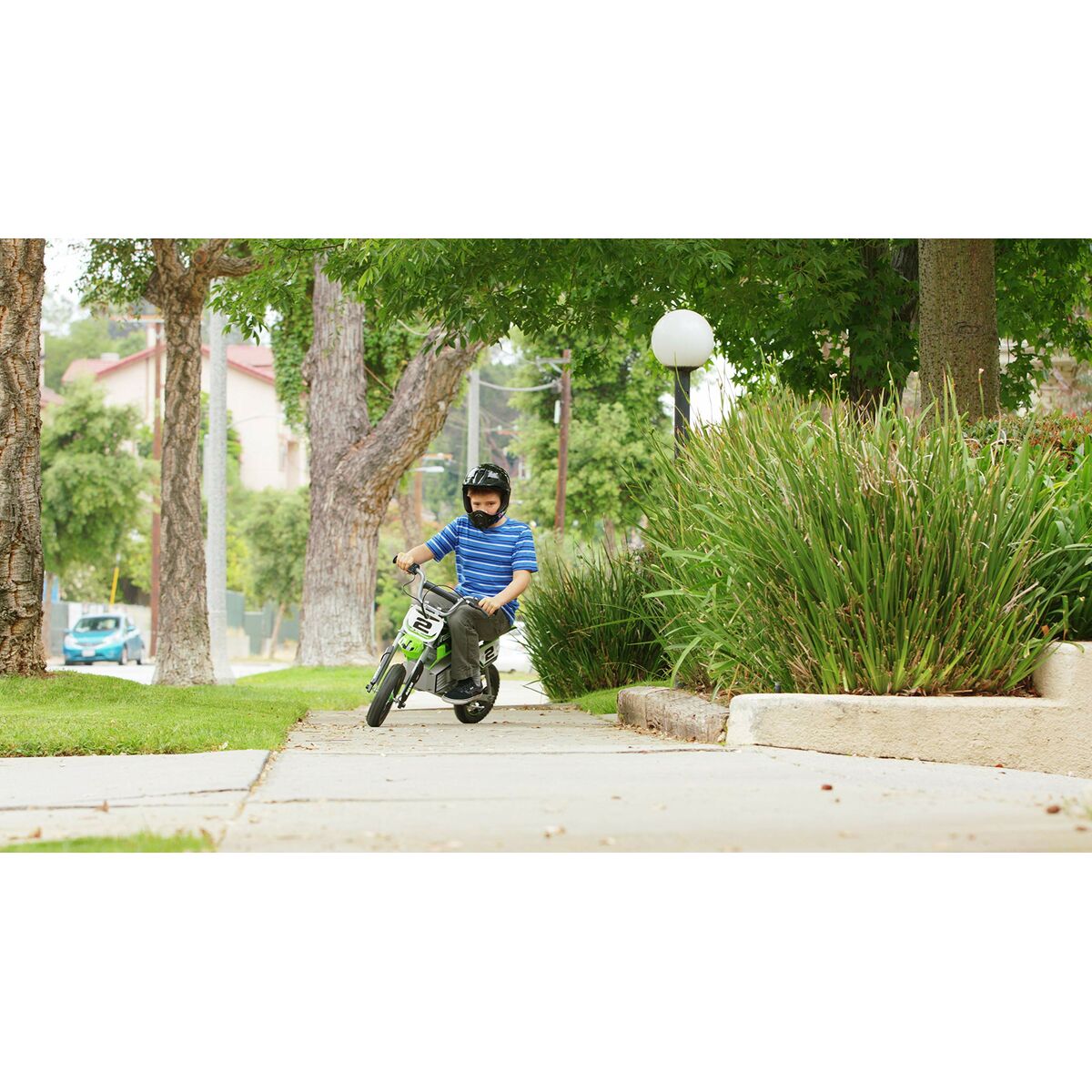 Moto Eléctrica para Niños Razor Dirt Rocket SX350 McGrath Blanco Negro Verde Gris