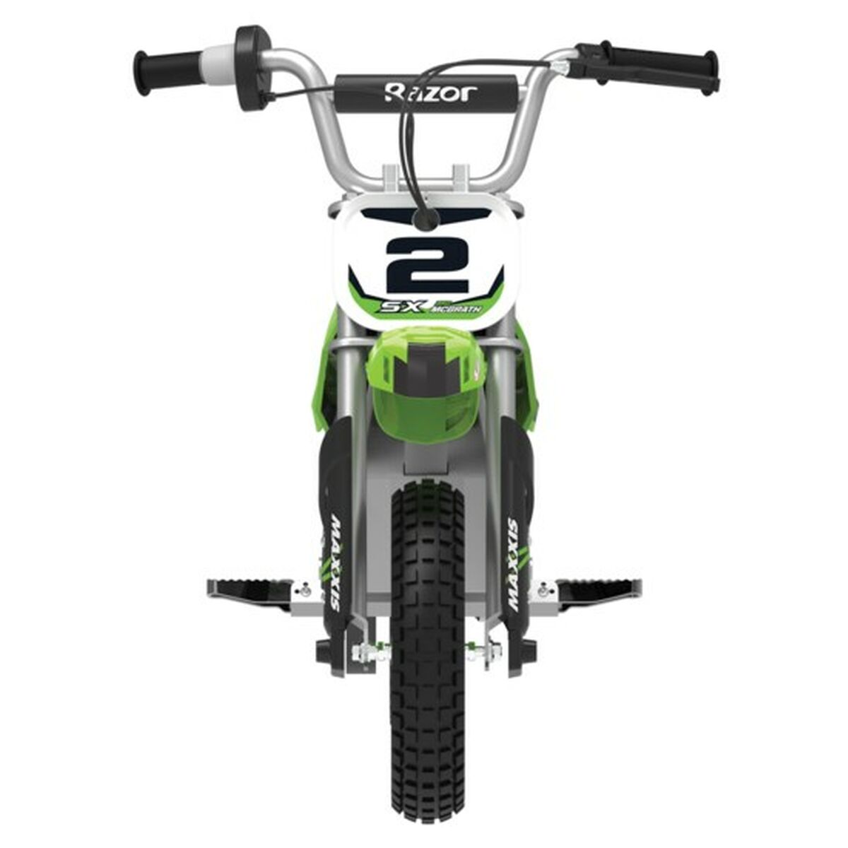 Moto Eléctrica para Niños Razor Dirt Rocket SX350 McGrath Blanco Negro Verde Gris