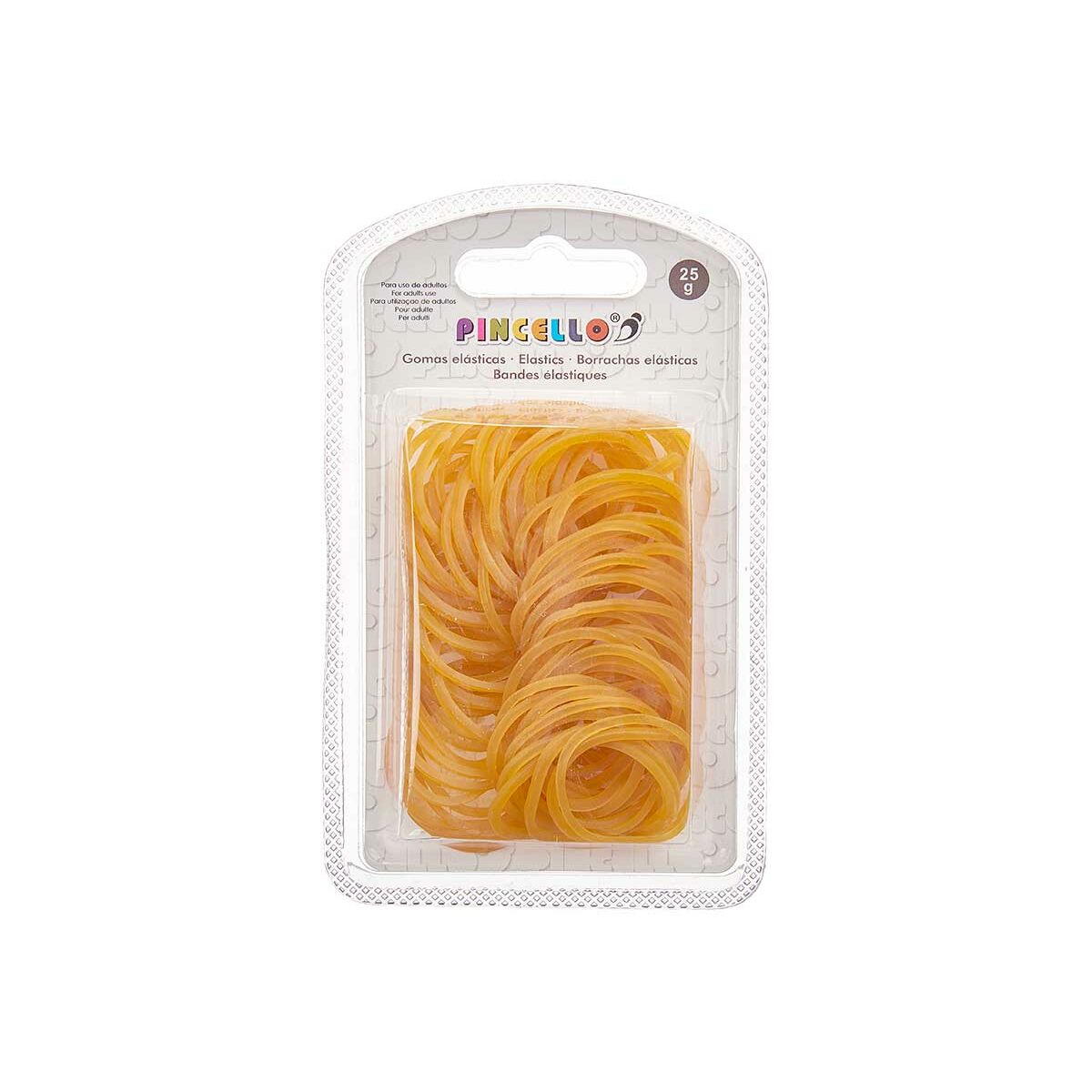 Gomas elásticas Pincello Amarillo 7,5 x 13 x 2 cm Pequeño (24 Unidades)
