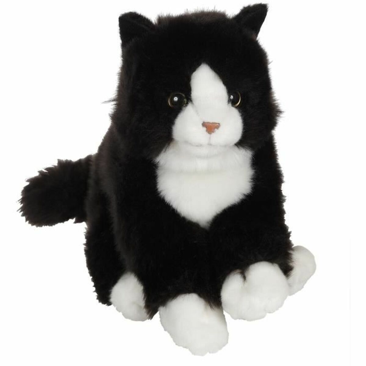 Peluche Gipsy Gato Negro/Blanco