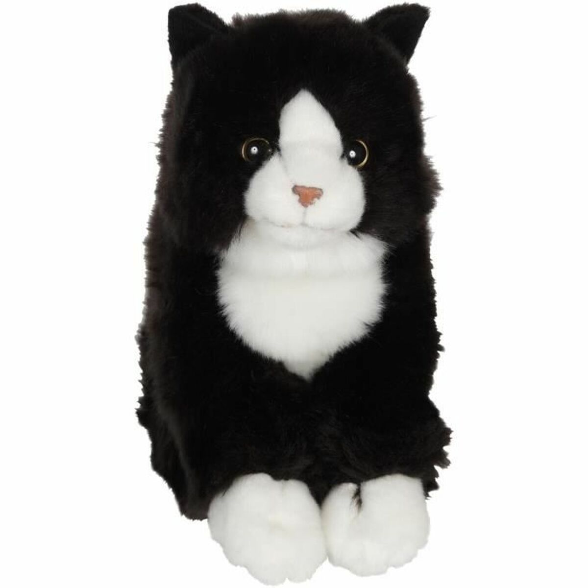 Peluche Gipsy Gato Negro/Blanco