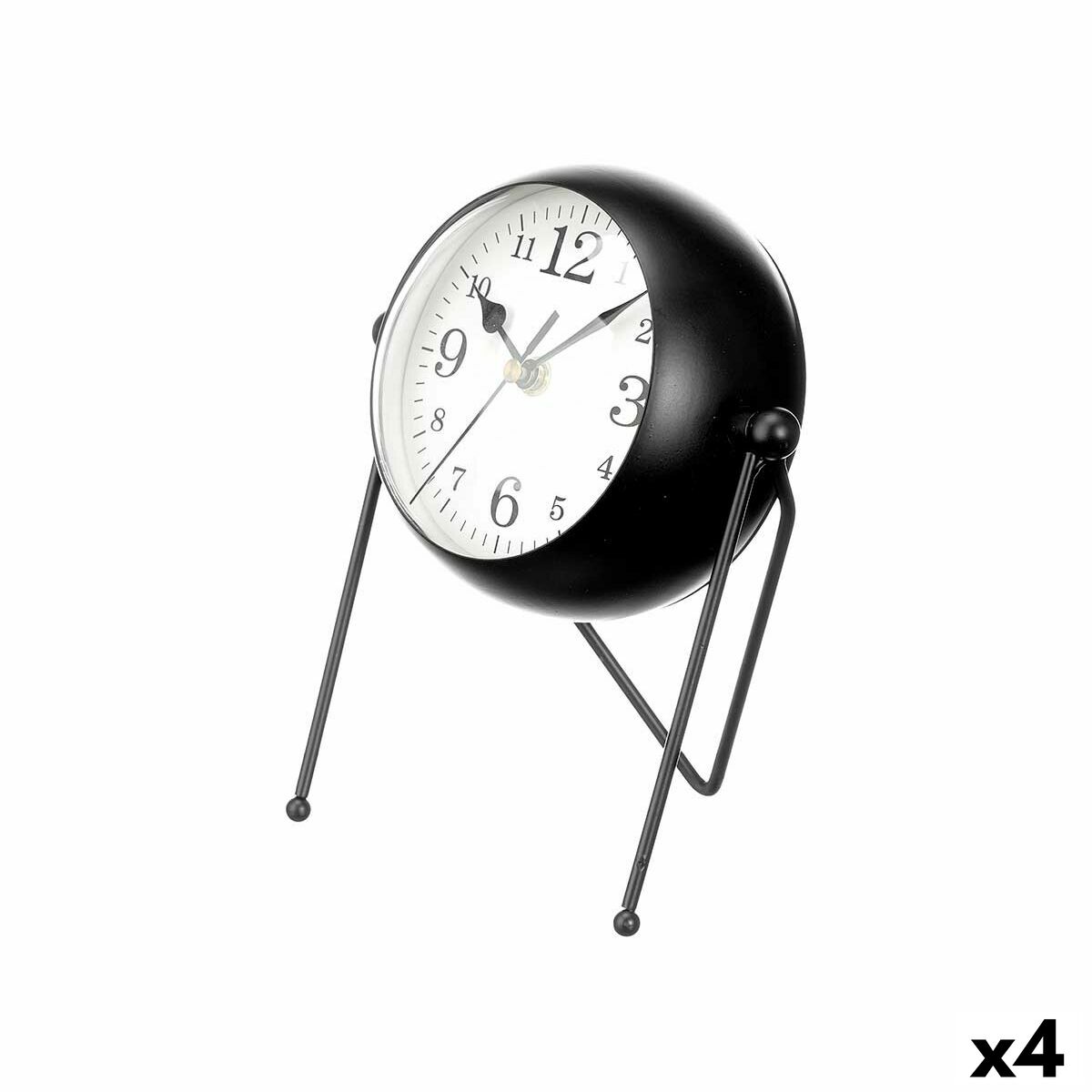 Reloj de Mesa Gift Decor Negro (4 Unidades)