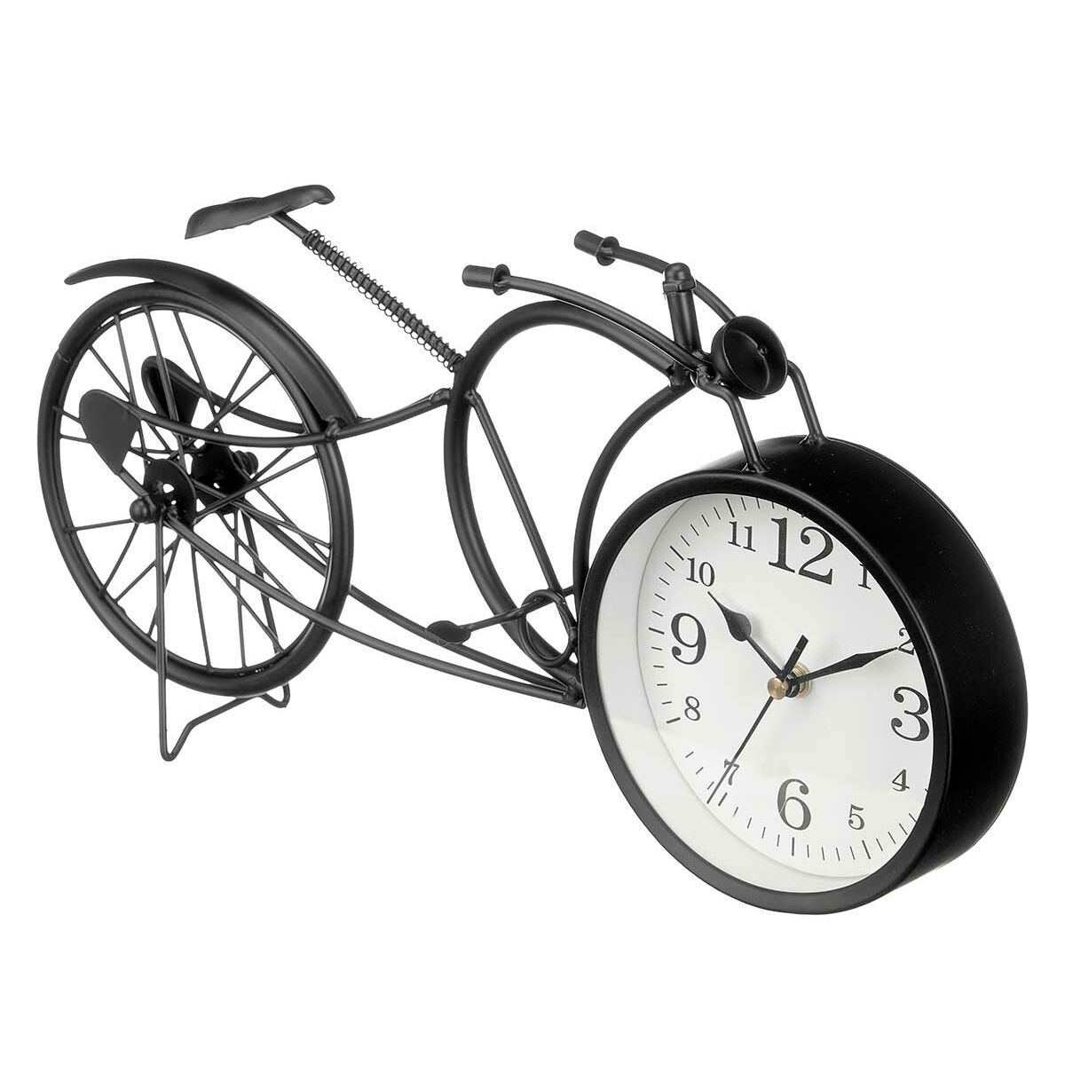 Reloj de Mesa Gift Decor Negro Bicicleta (4 Unidades)