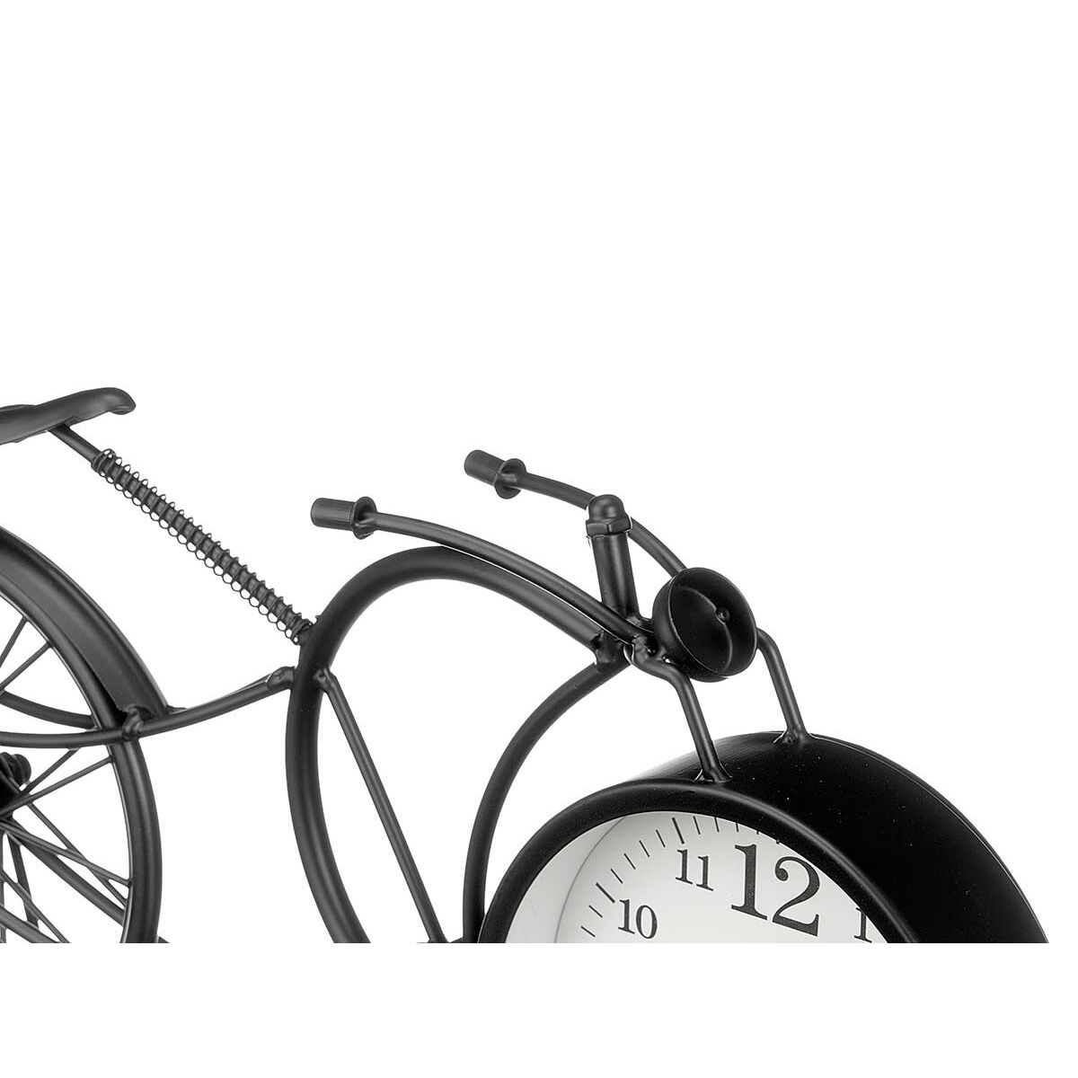 Reloj de Mesa Gift Decor Negro Bicicleta (4 Unidades)