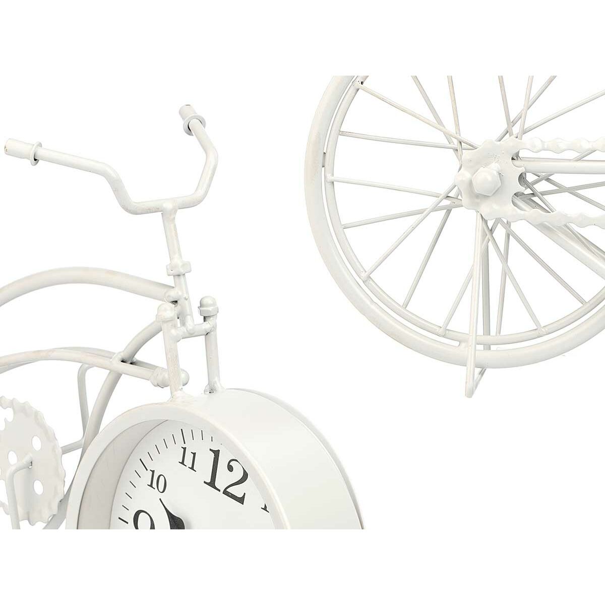 Reloj de Mesa Gift Decor Blanco Bicicleta (4 Unidades)