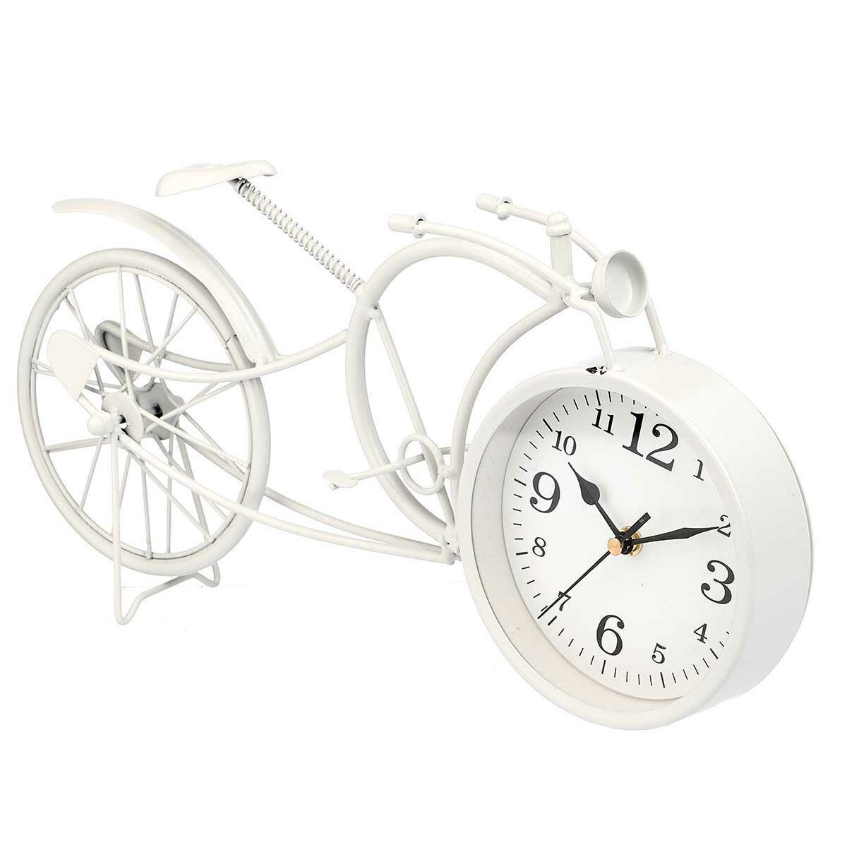 Reloj de Mesa Gift Decor Blanco Bicicleta (4 Unidades)