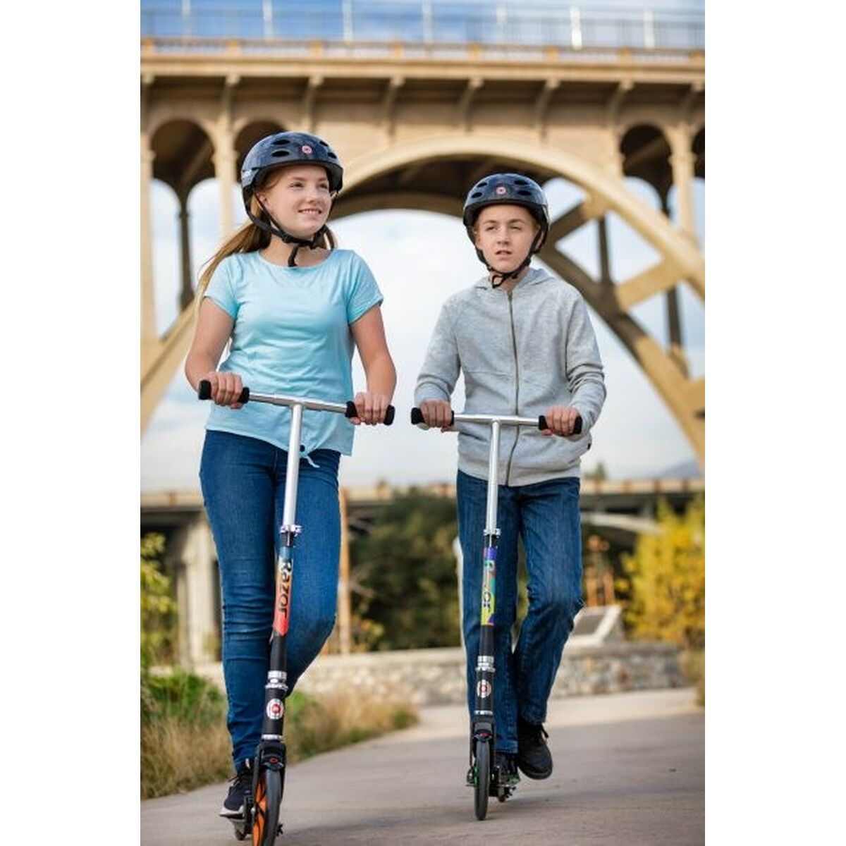 Patinete A5 Lux Light-Up Razor 13073033 Negro Verde Multicolor