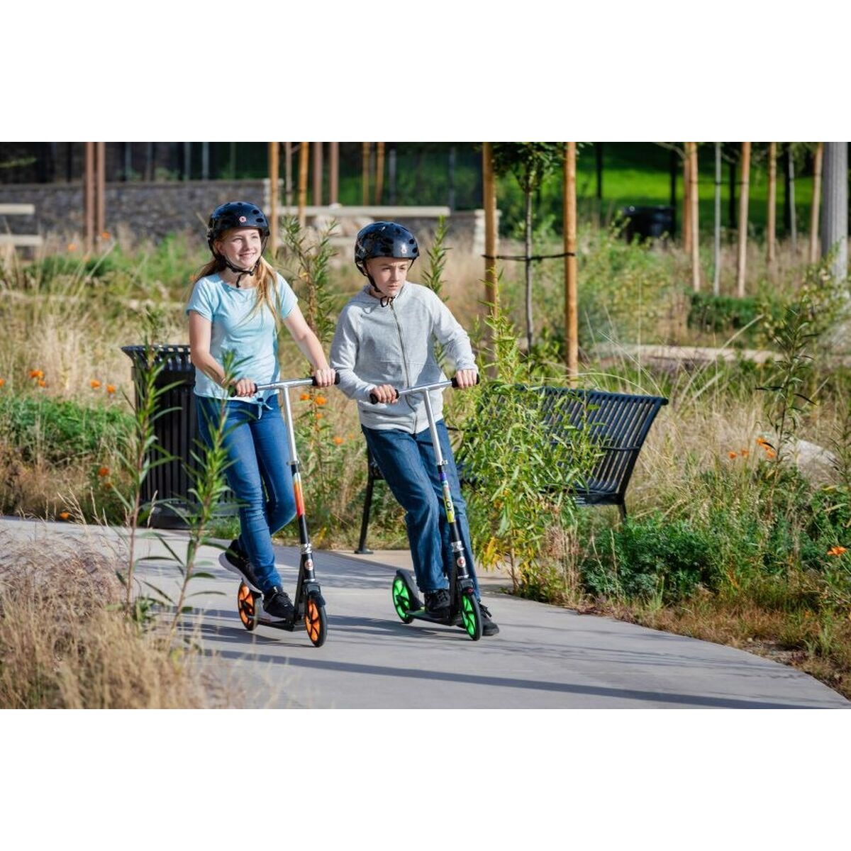 Patinete A5 Lux Light-Up Razor 13073033 Negro Verde Multicolor