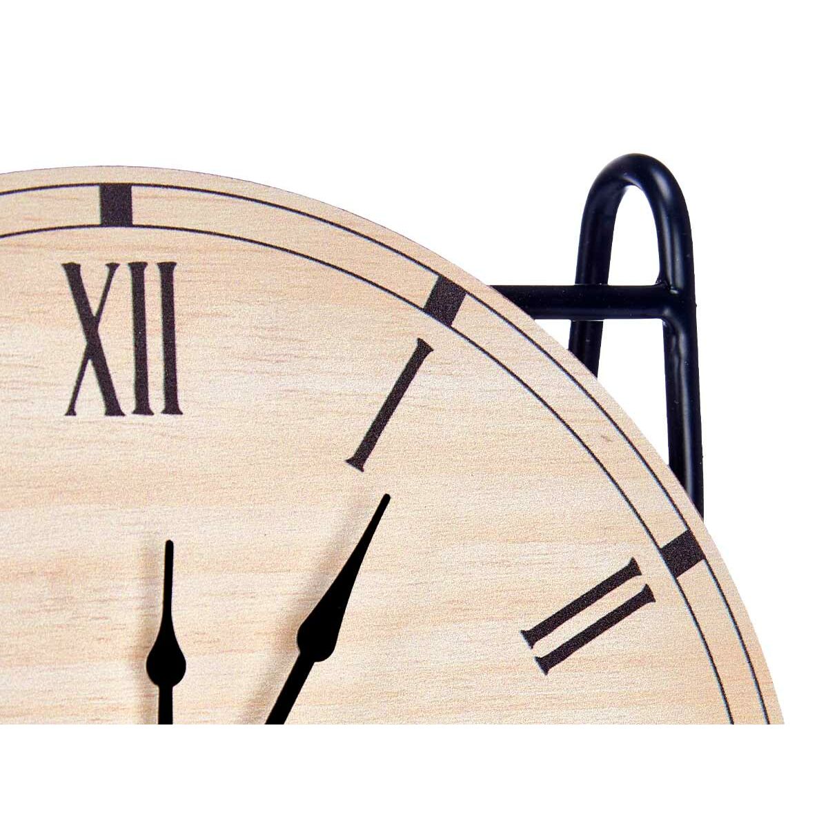 Reloj de Mesa Gift Decor Negro Madera (6 Unidades)