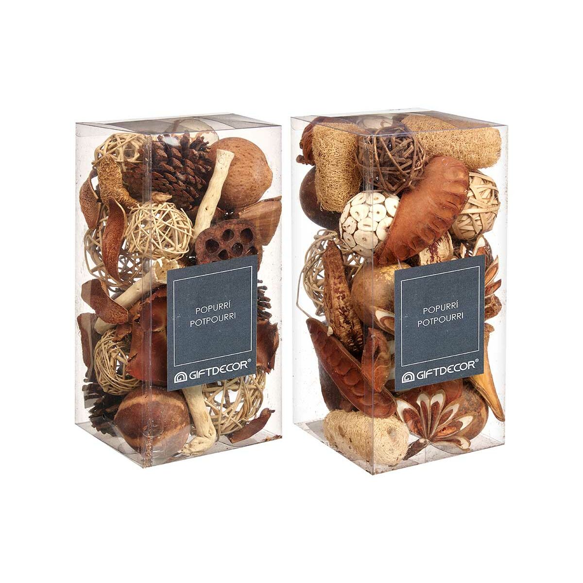 Popurrí Decorativo Gift Decor Blanco Marrón Rojo 14 x 30,5 x 14 cm (6 Unidades)