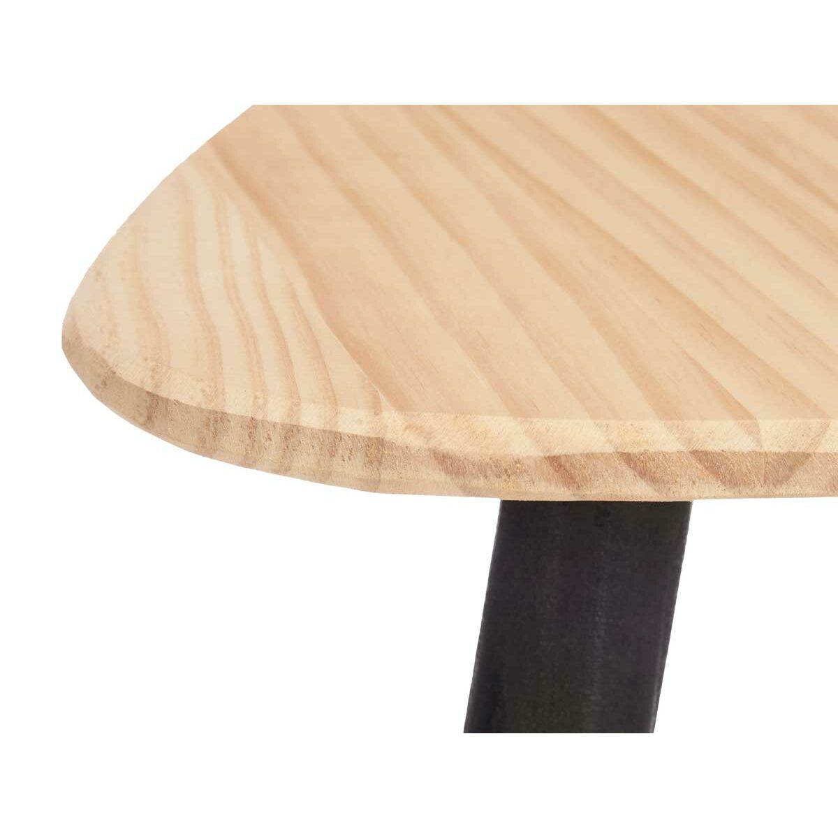 Mesa de Centro Gift Decor Marrón Negro Madera 60 x 48 x 64 cm