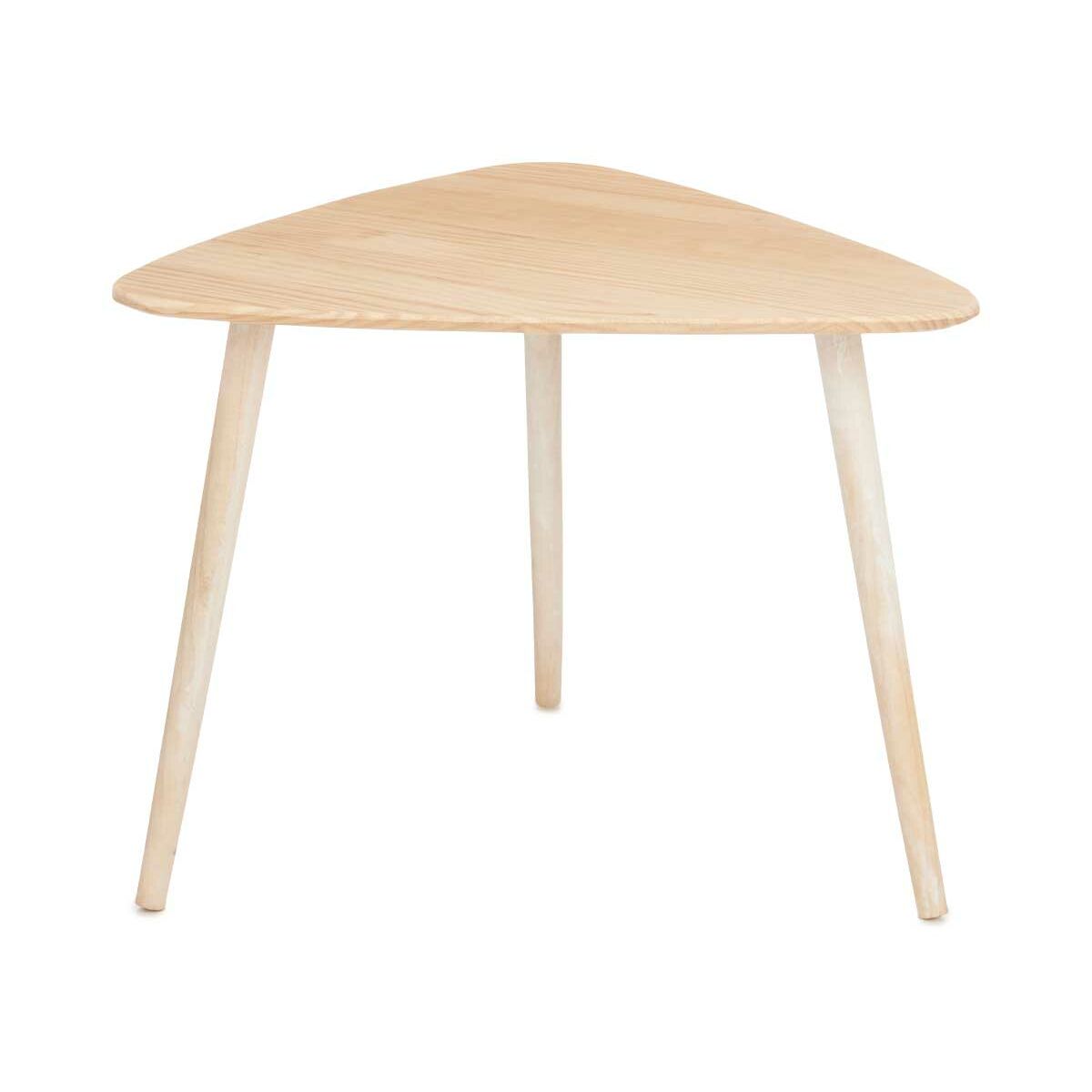 Mesa de Centro Gift Decor Blanco Marrón Madera 60 x 48 x 64 cm