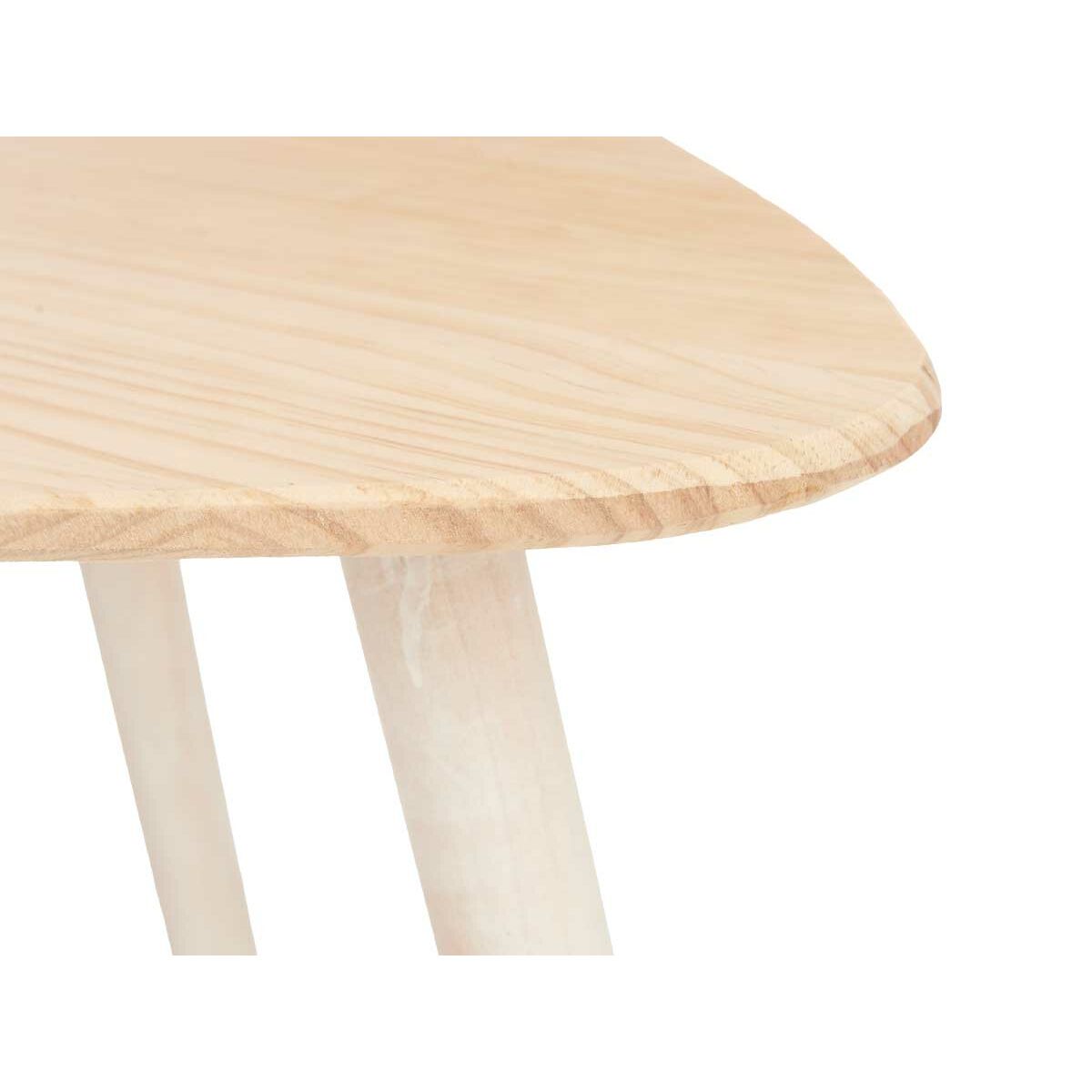 Mesa de Centro Gift Decor Blanco Marrón Madera 60 x 48 x 64 cm