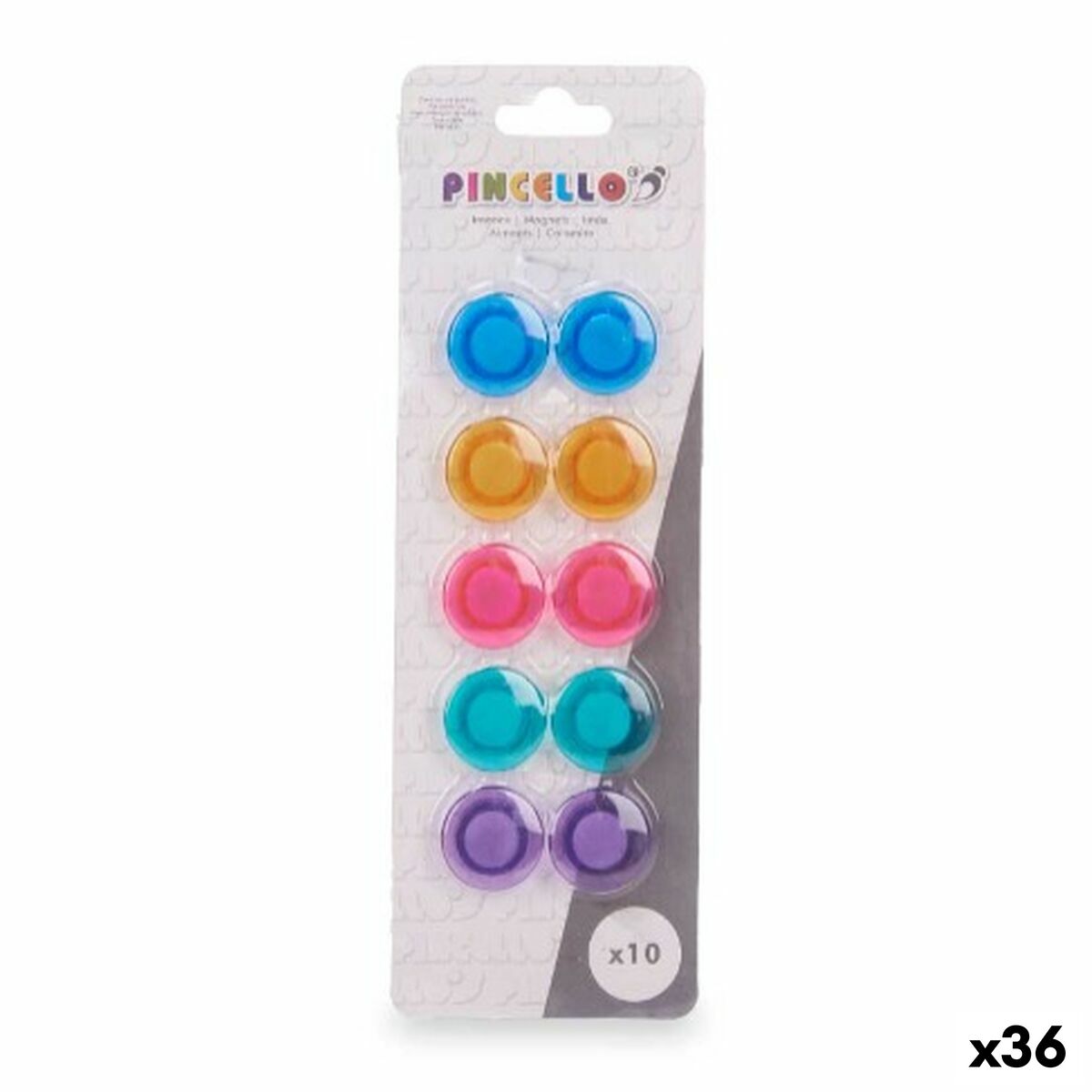 Imanes Pincello Multicolor (36 Unidades)