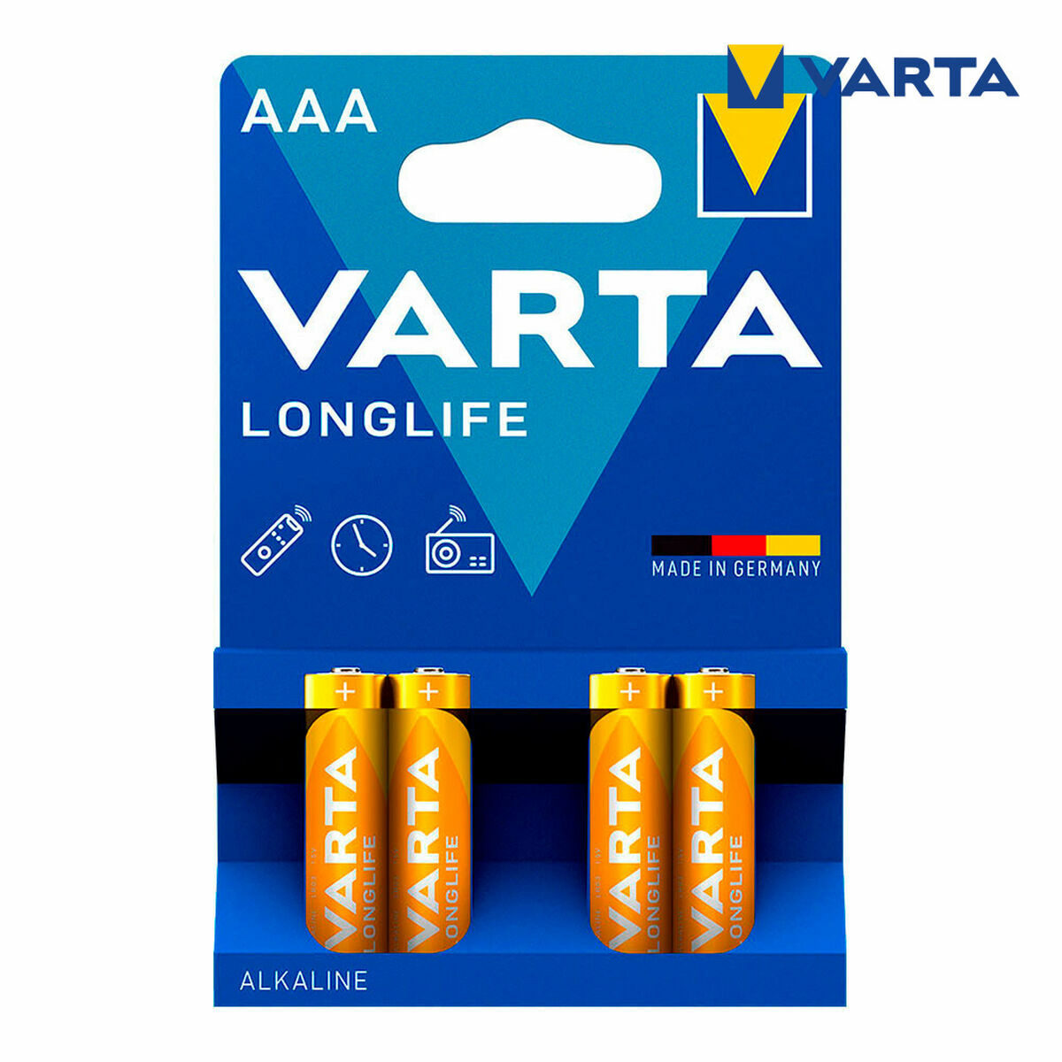 Pilas Alcalinas Varta 4103 1,5 V AAA (4 Unidades)
