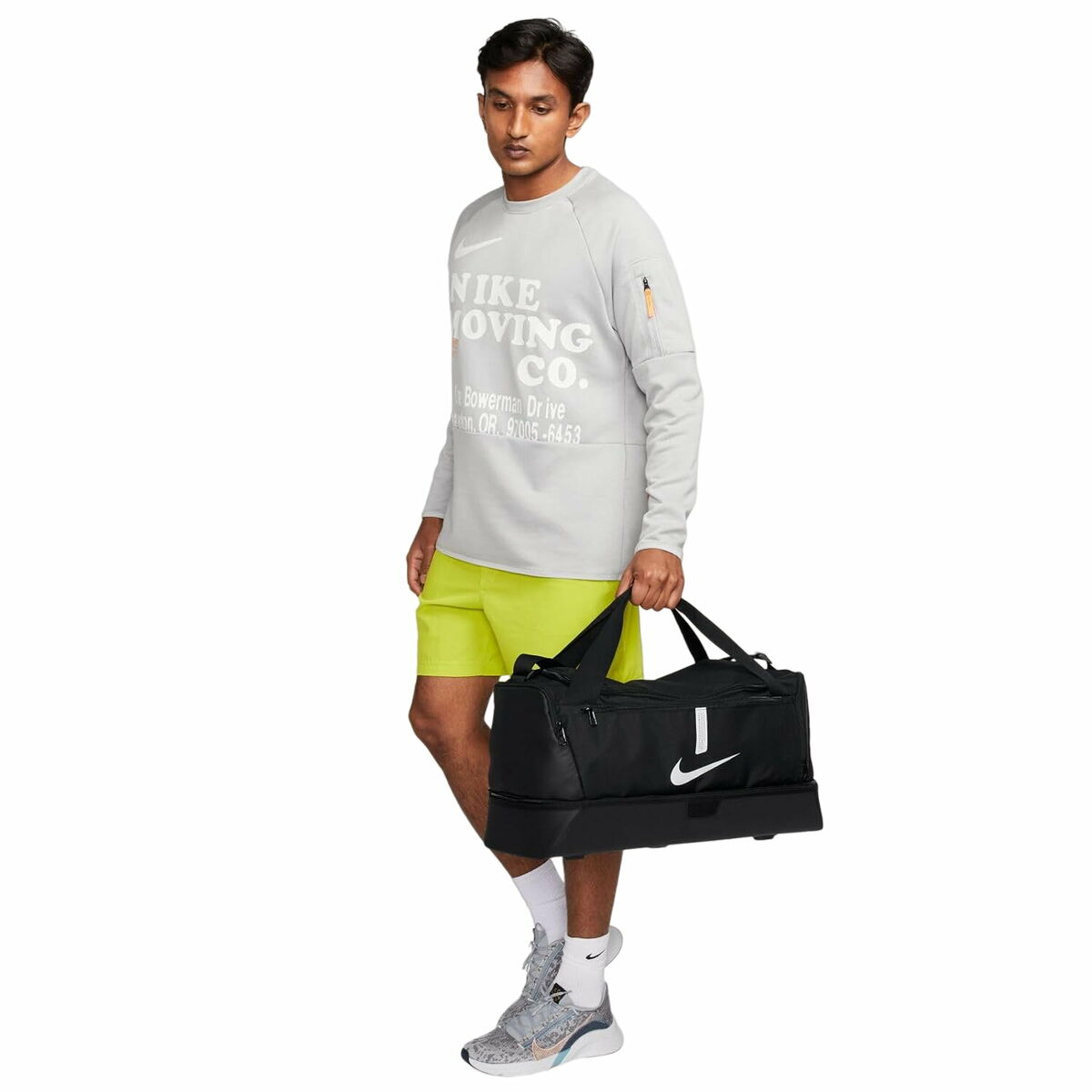 Bolsa de Deporte Nike ACADEMY DUFFLE M CU8096 010  Negro Talla única 37 L